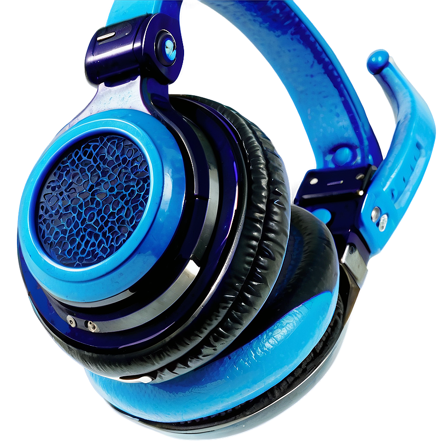 Blue Dj Headphones Png 06212024