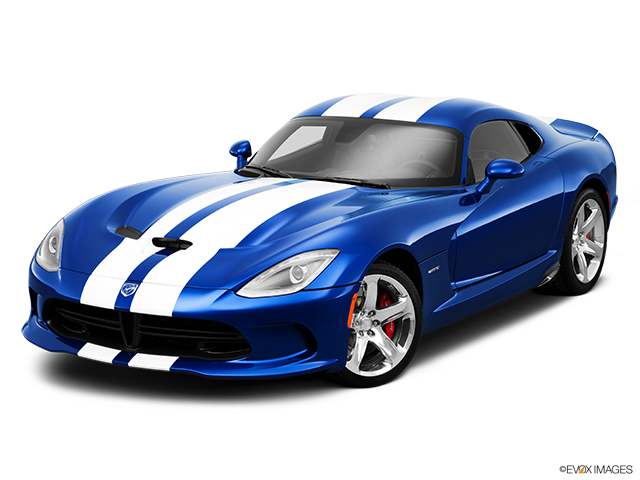 Blue Dodge Viper Sports Car