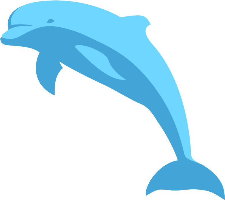 Blue Dolphin Graphic