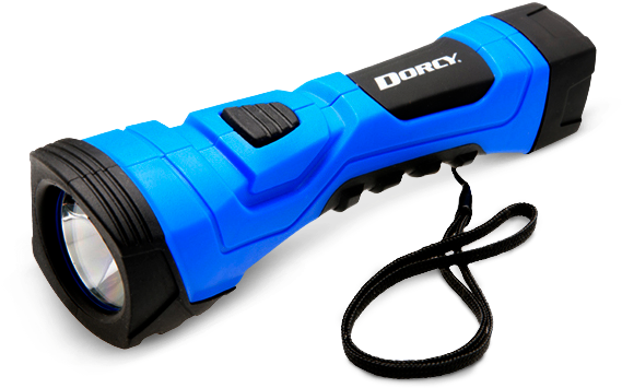 Blue Dorcy Flashlightwith Wrist Strap