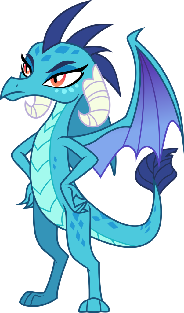 Blue Dragon Cartoon Character