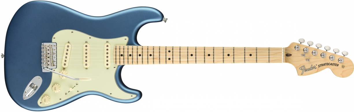 Blue Electric Guitar Fender Stratocaster