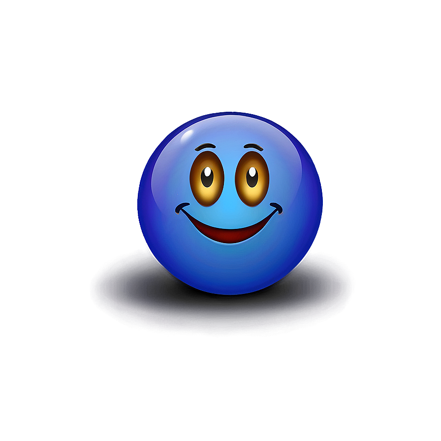 Blue Emoji Png 39