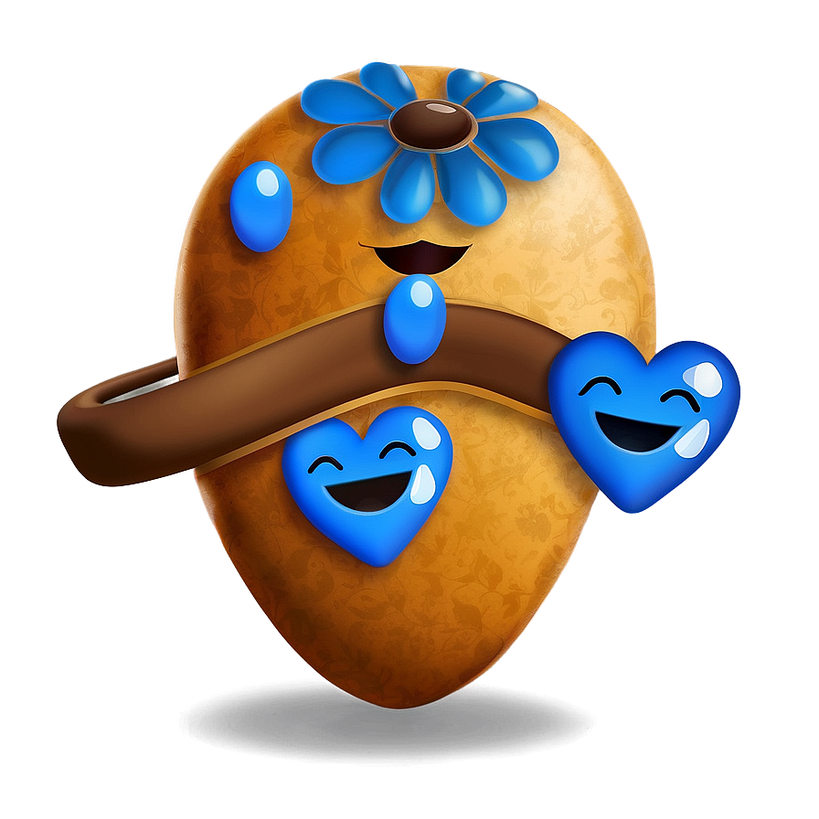 Blue Emojis Png Collection 06282024