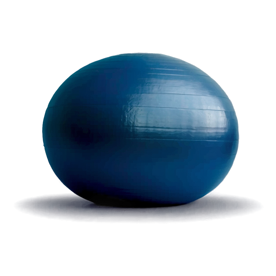 Blue Exercise Ball Png 06132024