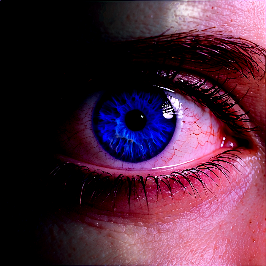 Blue Eyes In The Night Png Skn77