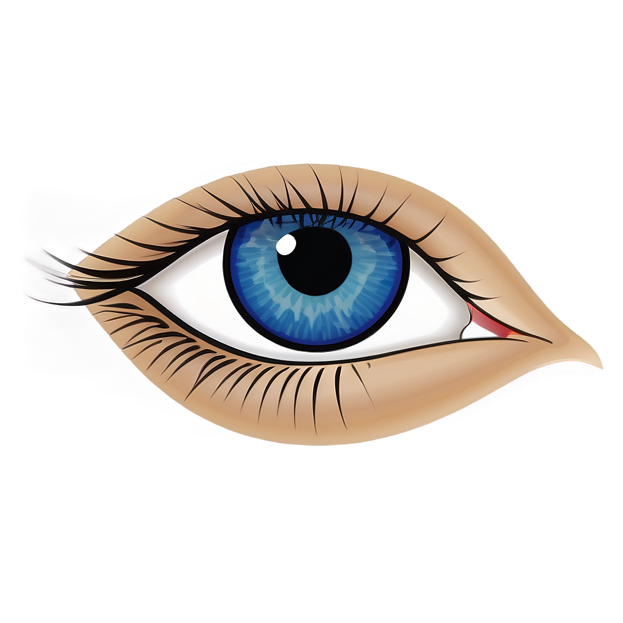 Blue Eyes With Eyelashes Png Kdw