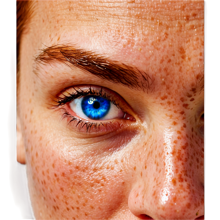 Blue Eyes With Freckles Png Gfp