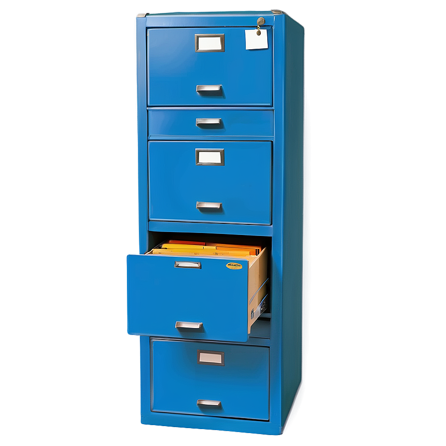 Blue Filing Cabinet Png Uya56