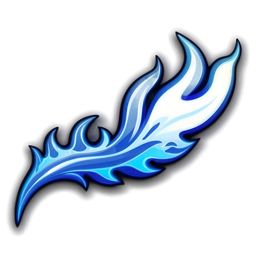 Blue Flames Art Png 45