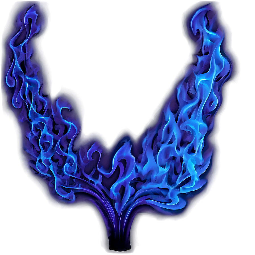 Blue Flames Png 06122024