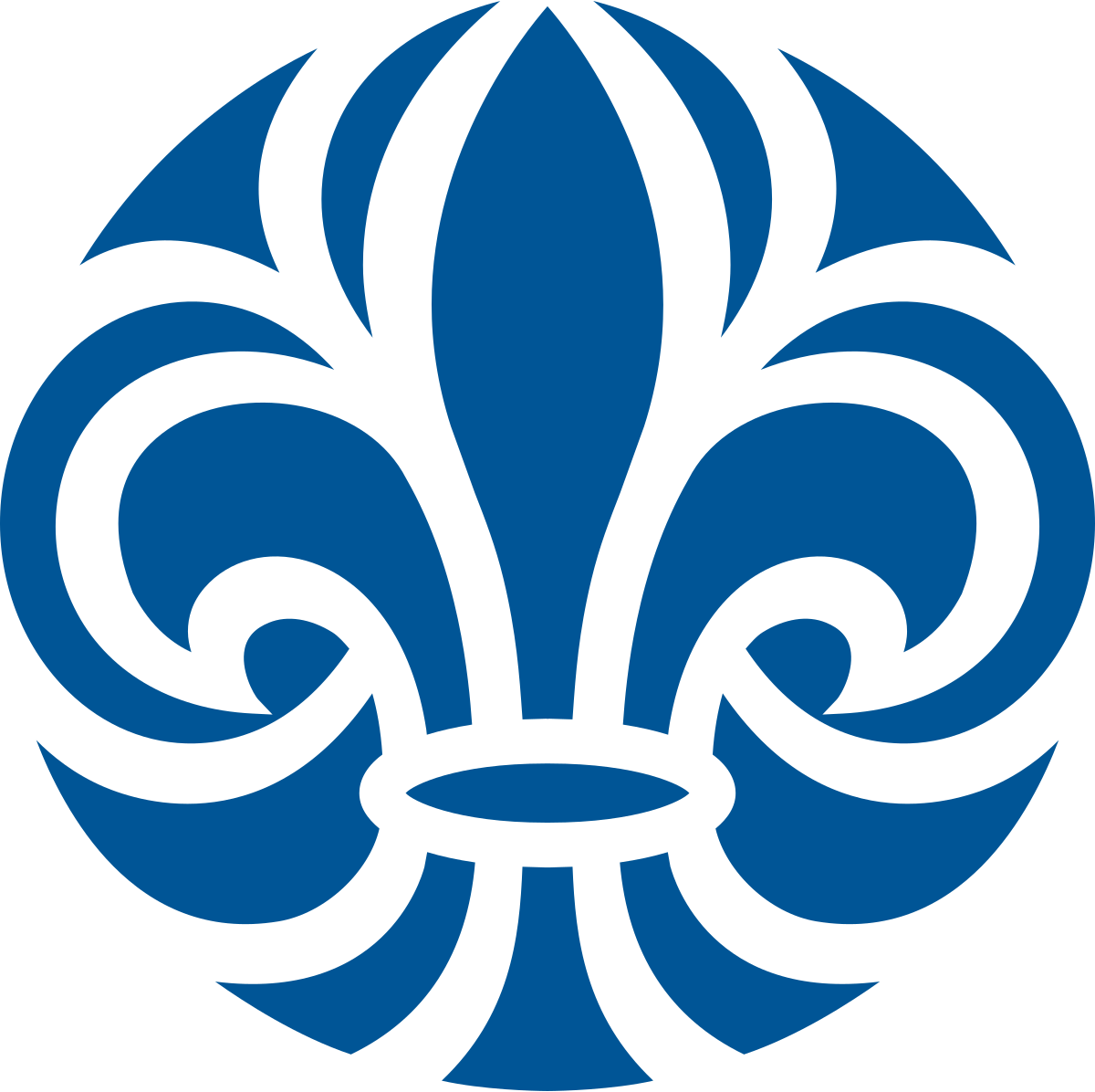 Blue Fleurde Lis Symbol