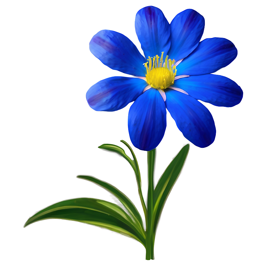 Blue Flower Bloom Png 05242024