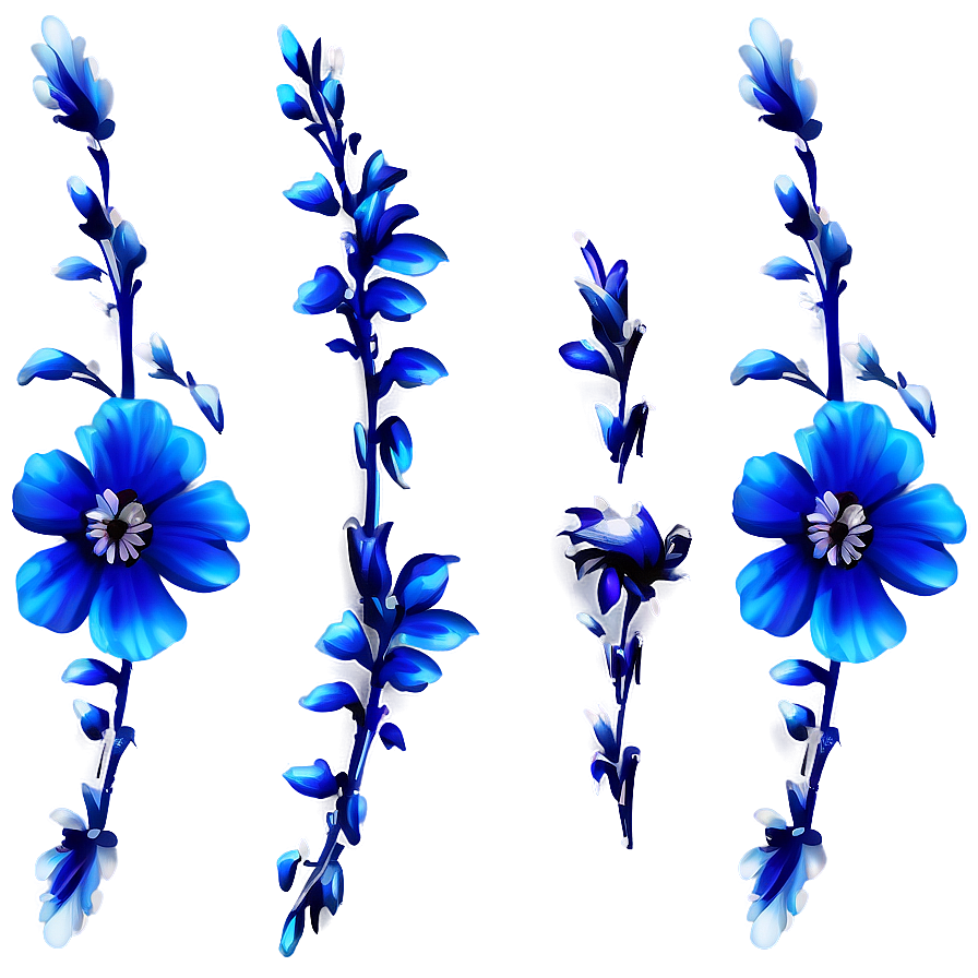 Blue Flower Wallpaper Png Bva10