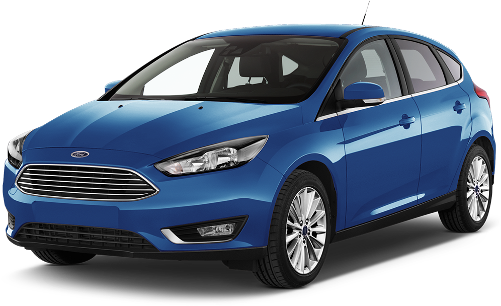 Blue Ford Focus Hatchback2023