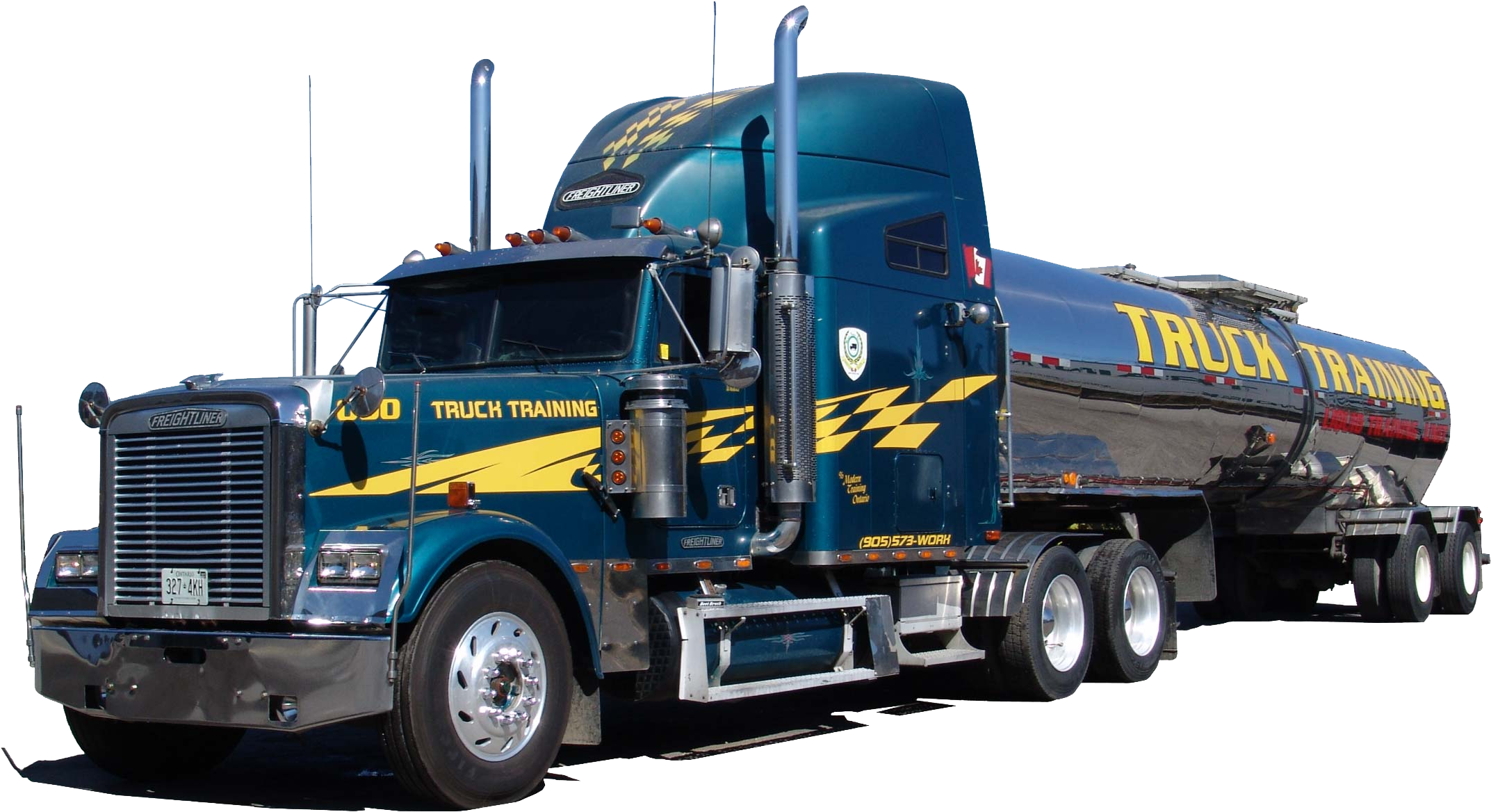 Blue Freightliner Semi Truck Training Vehicle