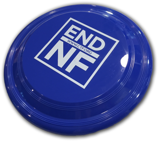 Blue Frisbeewith End N F Logo