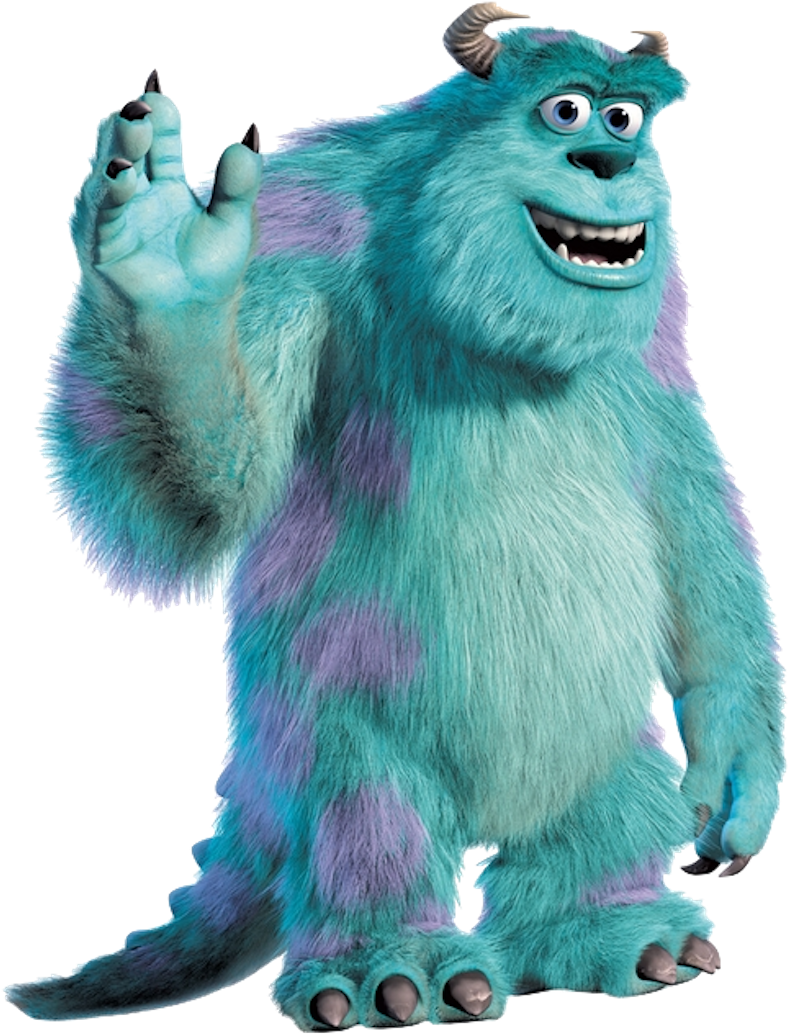 Blue_ Furry_ Monster_ Animated_ Character