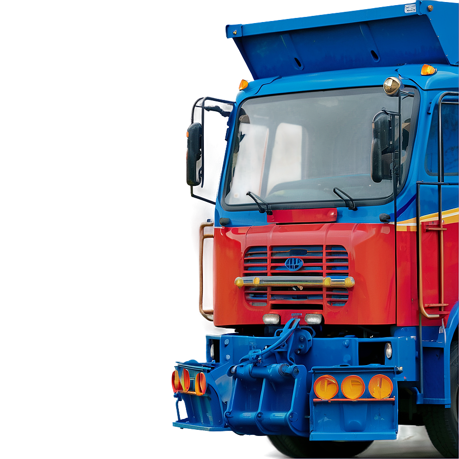 Blue Garbage Truck Png 06202024