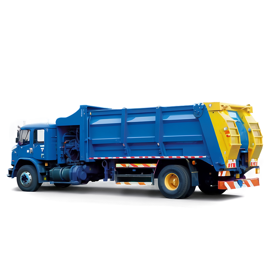 Blue Garbage Truck Png 13