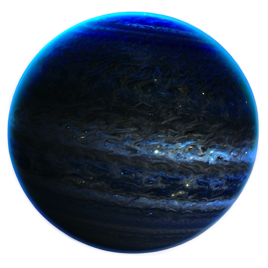 Blue Gas Giant Planet Png 06292024