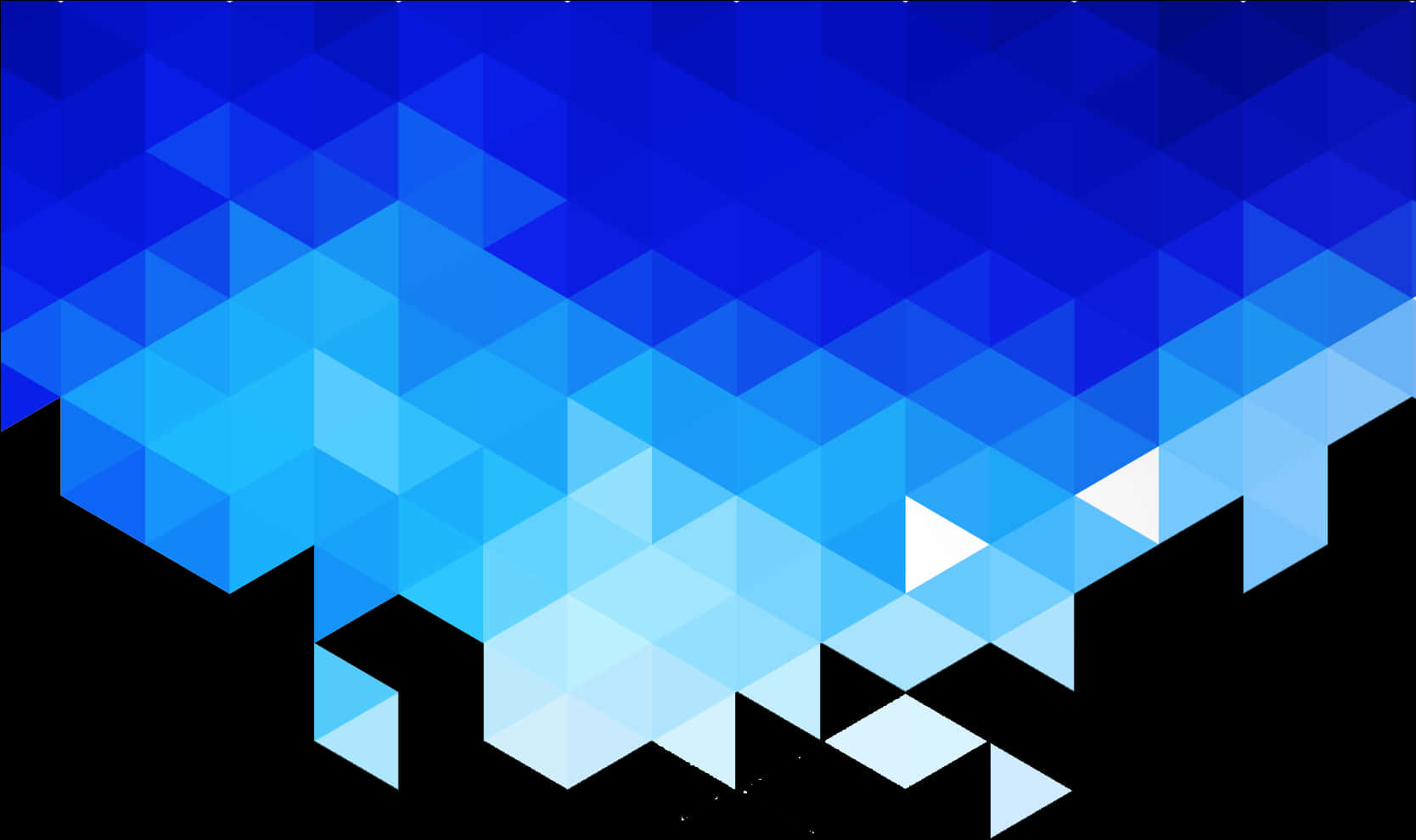 Blue Geometric Gradient Background