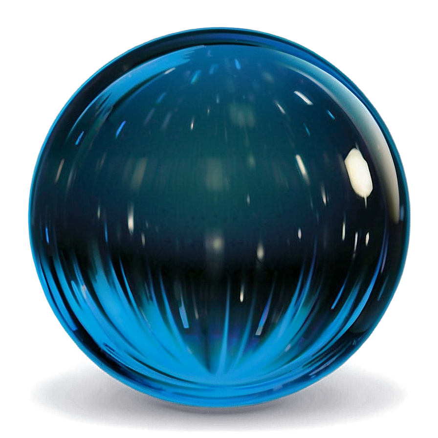 Blue Glass Ball Png 05242024