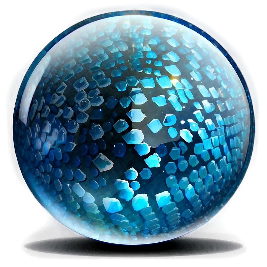 Blue Glass Ball Png 36