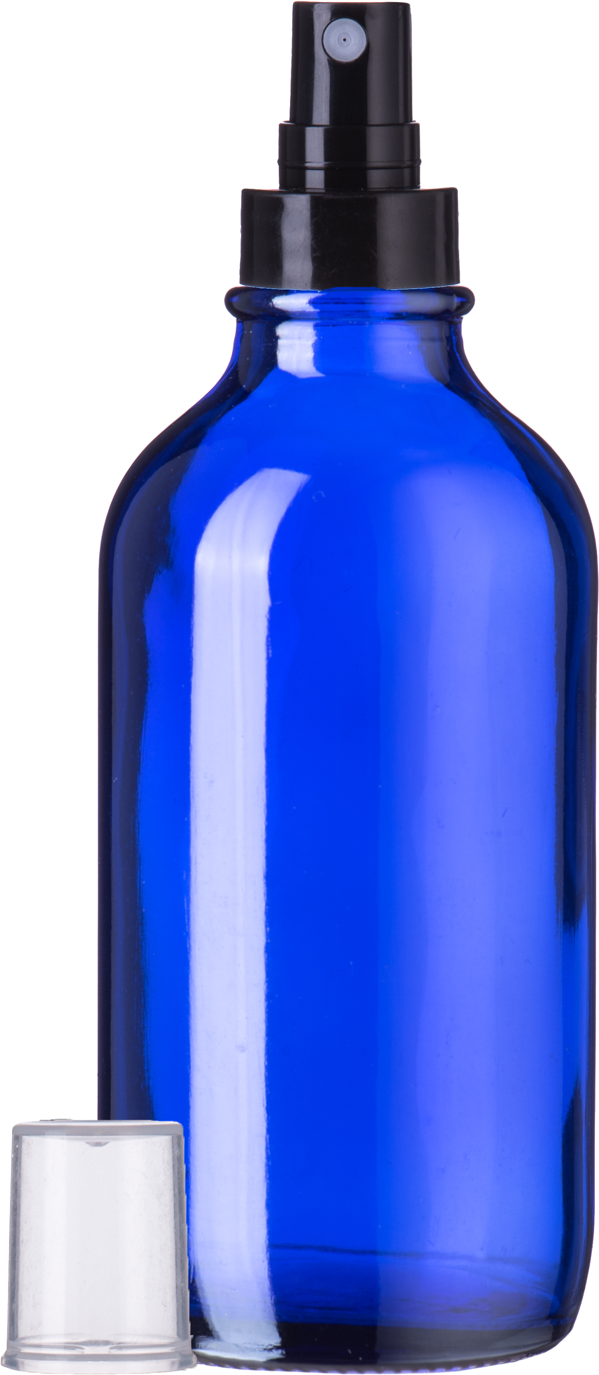 Blue Glass Spray Bottle