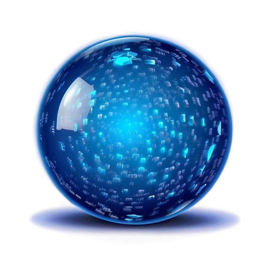 Blue Glow Sphere Png 20