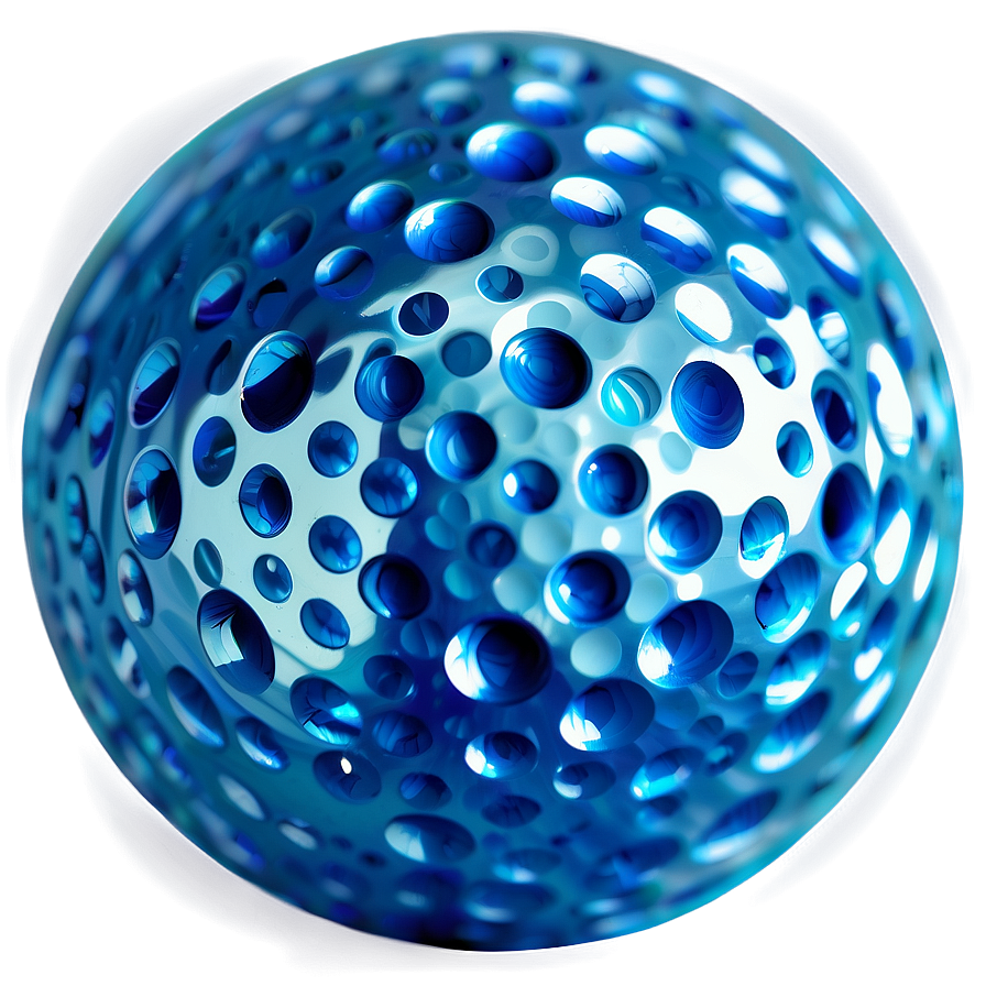 Blue Golf Ball Png 06132024