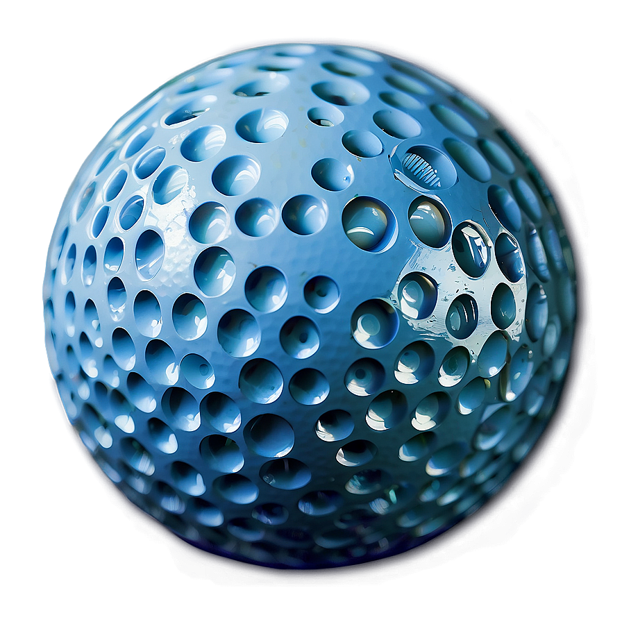 Blue Golf Ball Png 06132024