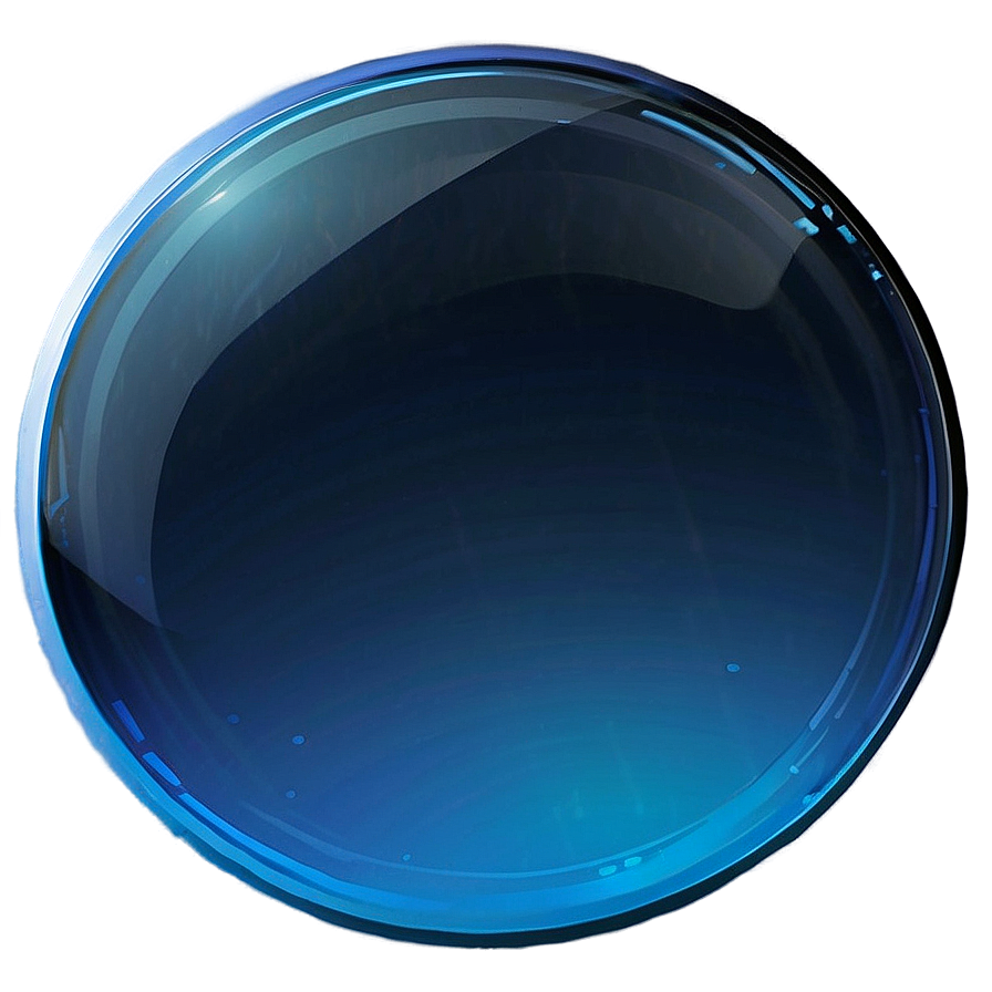 Blue Gradient Lens Flare Png 9