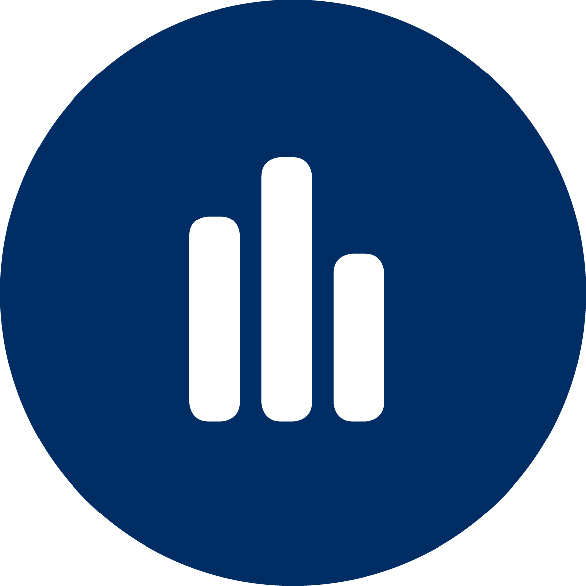 Blue Graph Icon