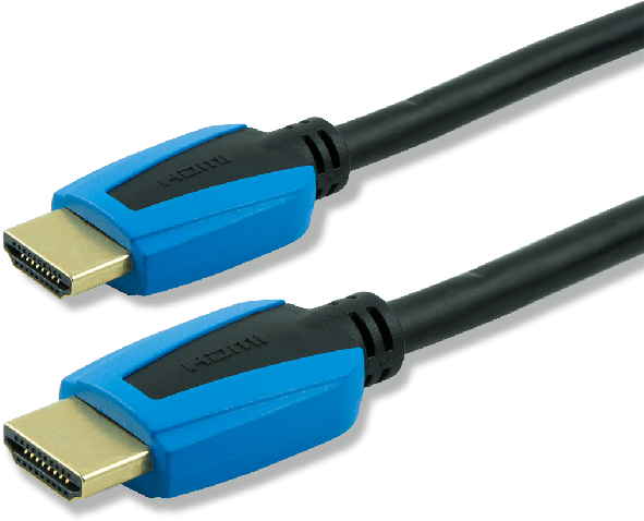 Blue H D M I Cable Connectors