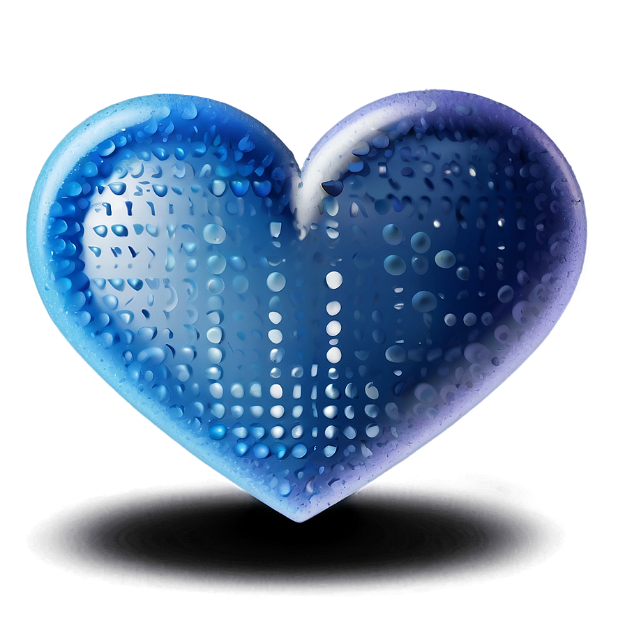 Blue Heart Emoji Png 64