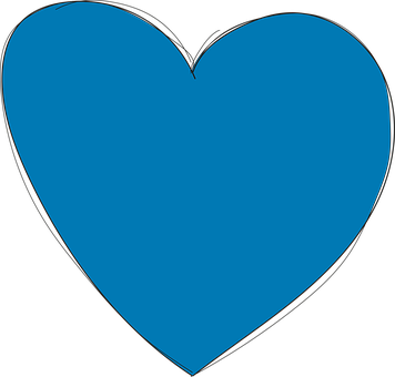 Blue Heart Graphic