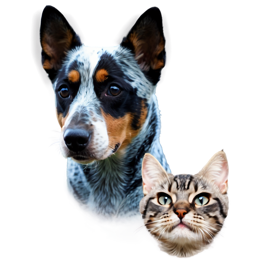 Blue Heeler And Cat Png Ugj