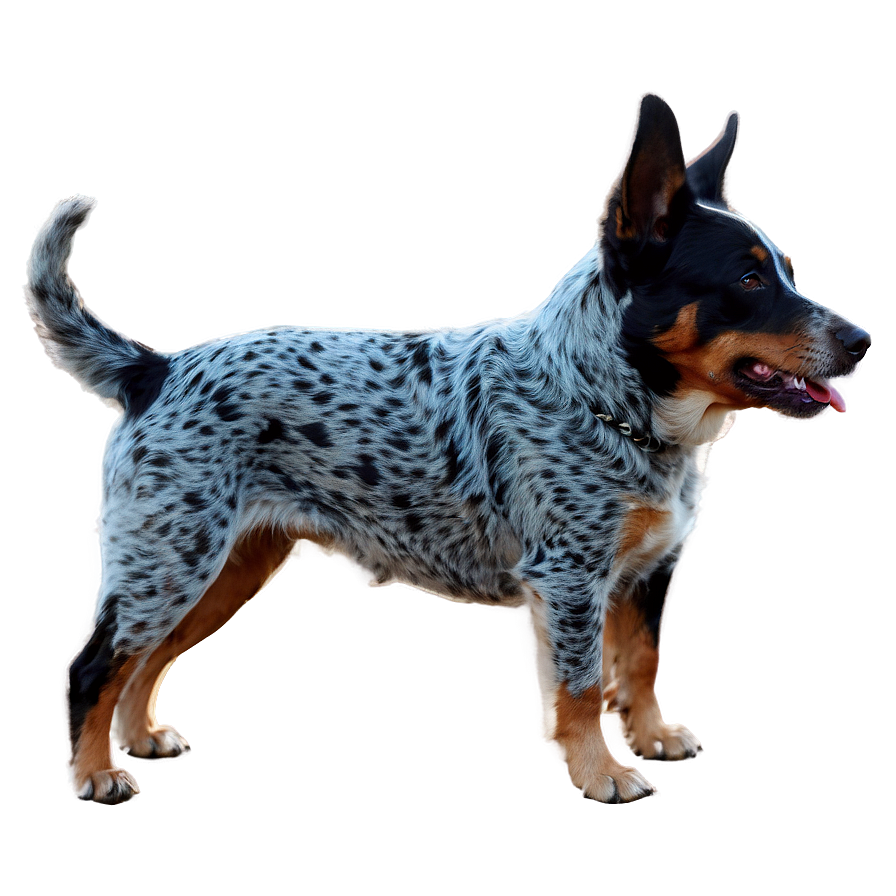 Blue Heeler At Sunset Png 06282024