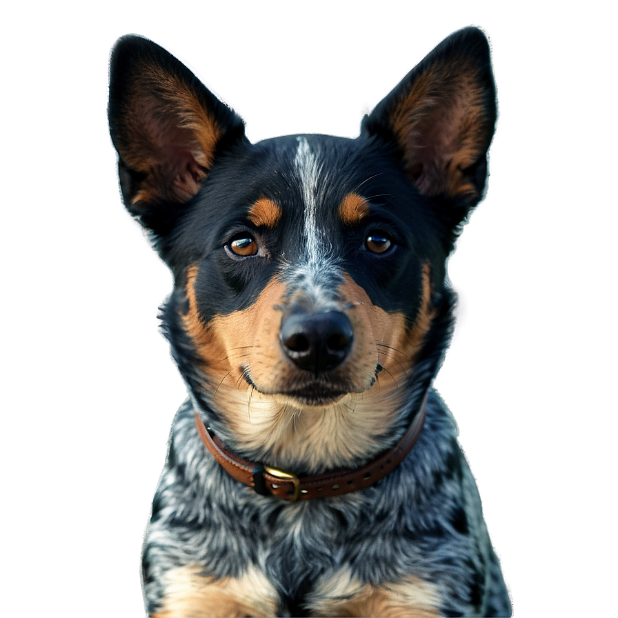 Blue Heeler Close-up Png Baf