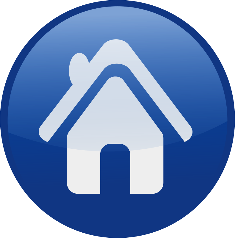 Blue Home Icon