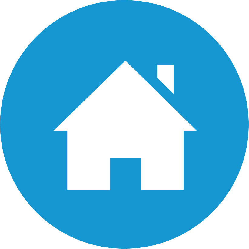 Blue Home Icon