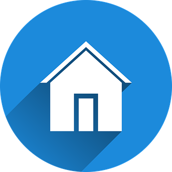 Blue Home Icon