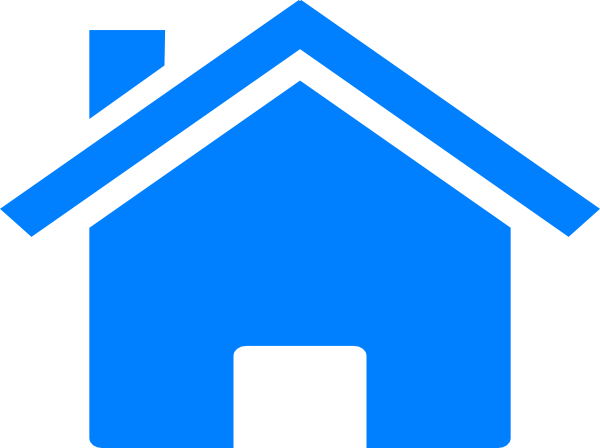 Blue Home Icon