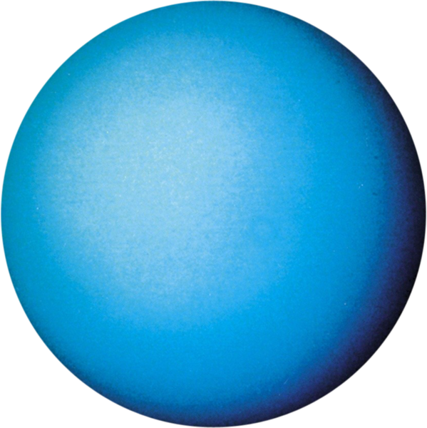 Blue Ice Giant Uranus Planet