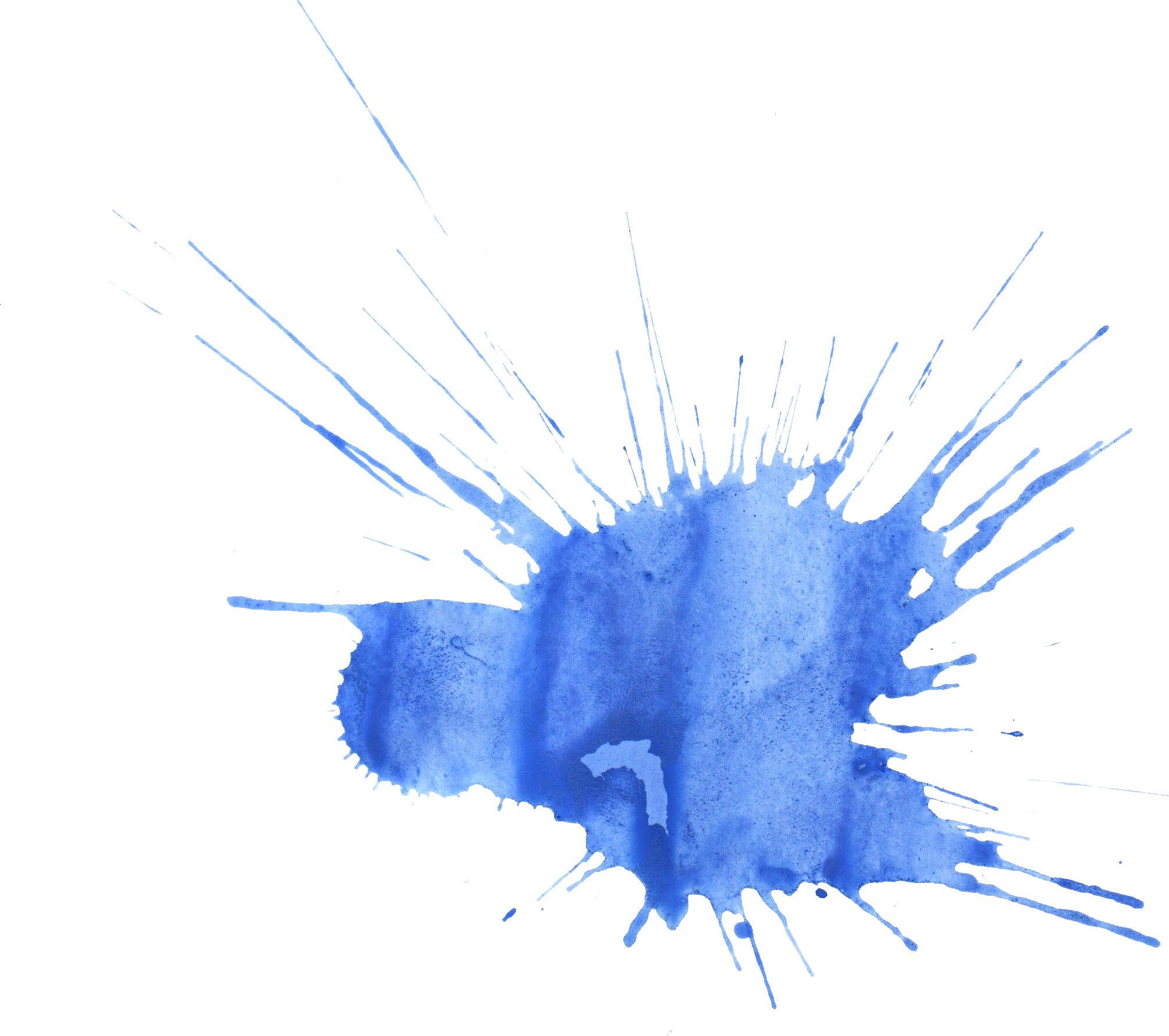 Blue Ink Splatter Texture