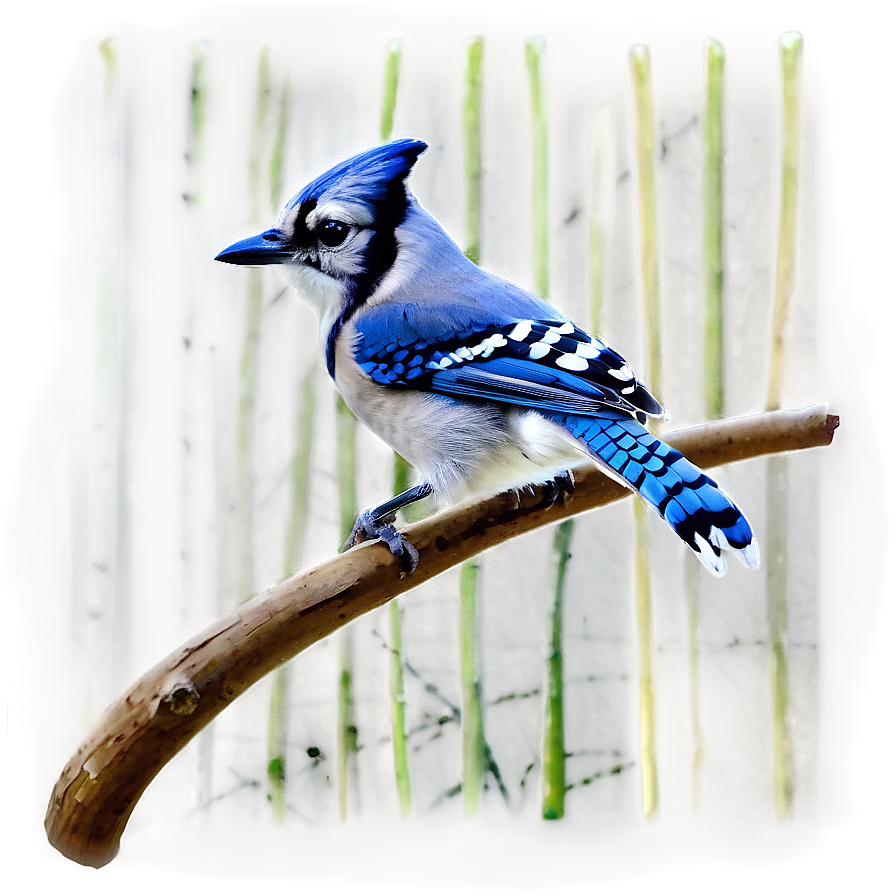 Blue Jay In Spring Png 06262024