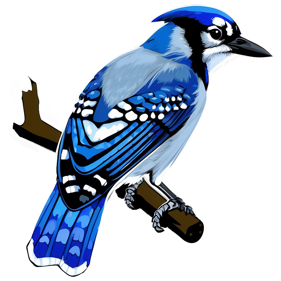 Blue Jay Vector Art Png 7