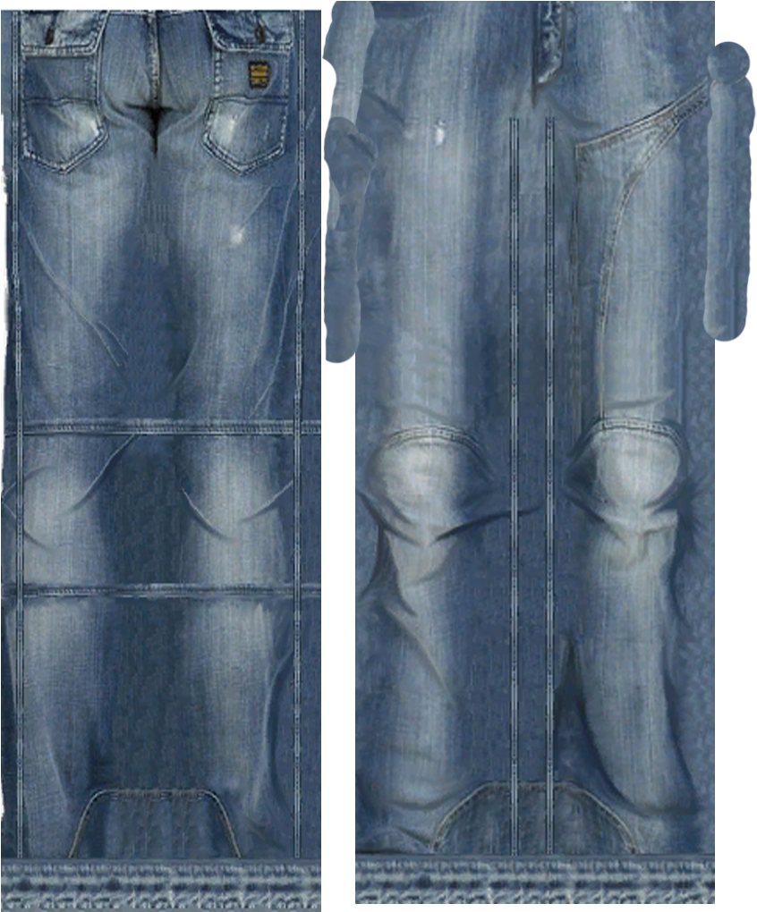 Blue Jeans Xray Comparison