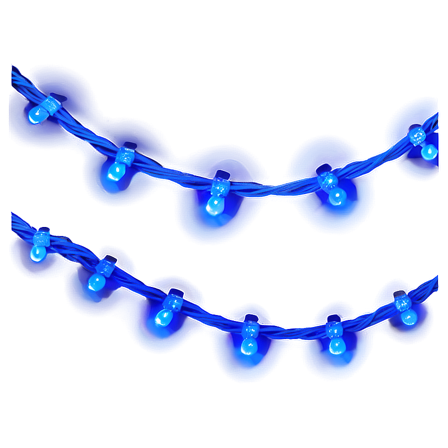 Blue Led Christmas String Lights Png 87